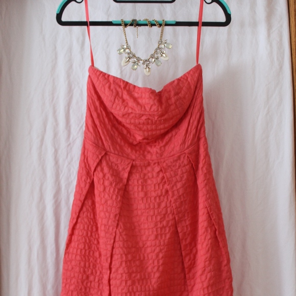 J. Crew Dresses & Skirts - J. Crew Salmon Strapless Dress